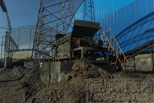 內蒙古大型煤泥烘干機設備安裝現場