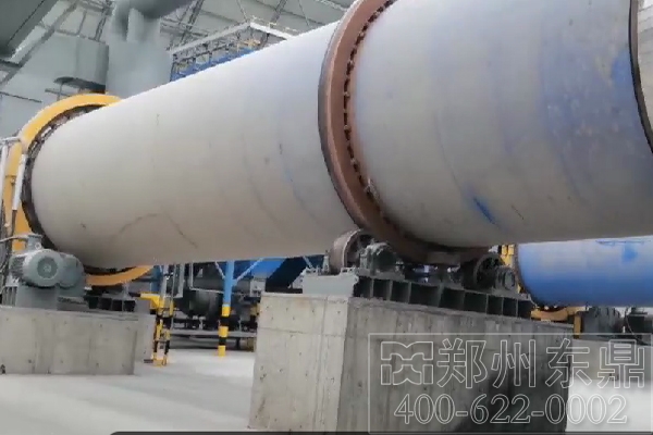 山西運城煤泥烘干機試機運行現場